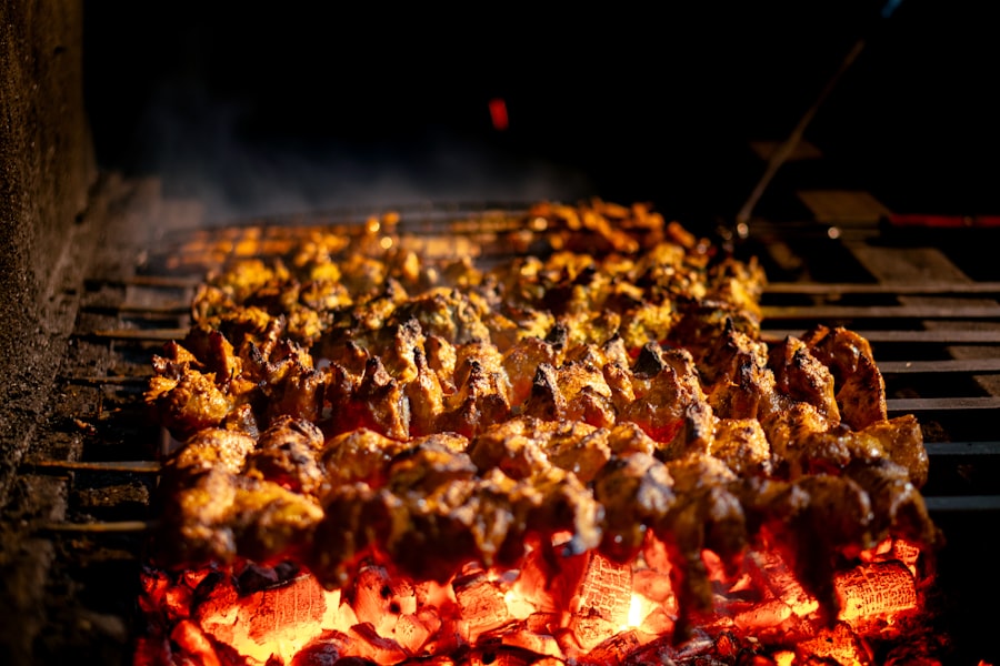 Lammespyd over grillen